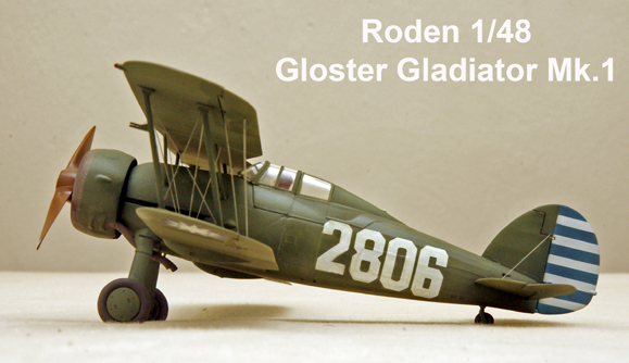 1/48 Gloster Gladiator of the Chinese Nationalist AF in WW2