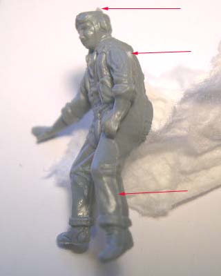 painting pilot figures,step 1