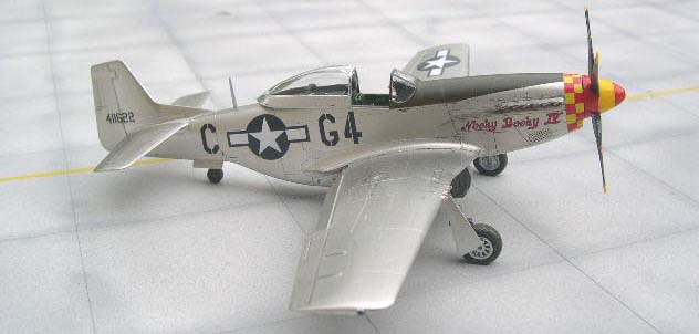 model P-51D airplane
